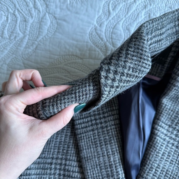 J. Crew - Willa Blazer in Houndstooth Wool - Gray Multi - Picture 10 of 14